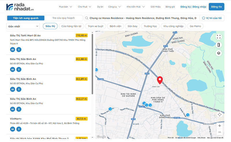 Honas Residence Dĩ An