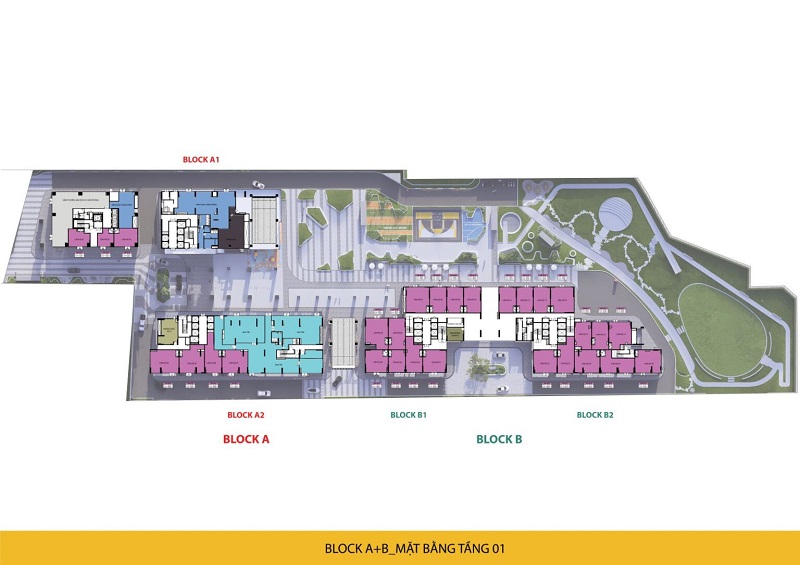 Mặt bằng tầng 1