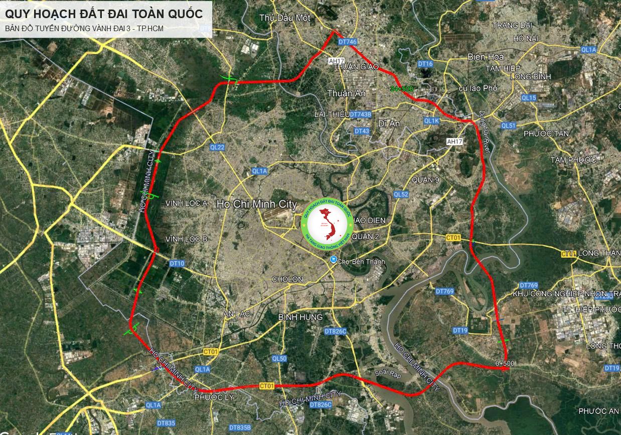 tiến độ vành đai 3 hồ chí minh