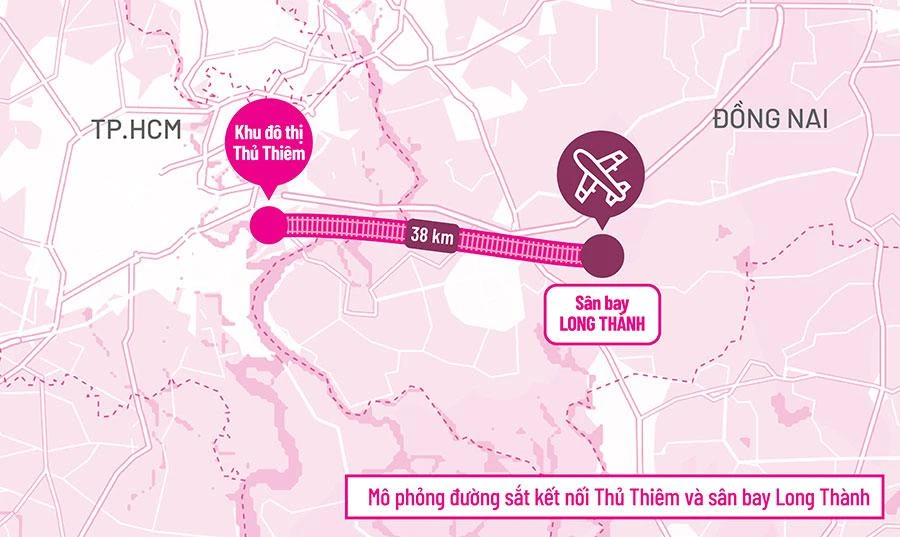 tuyến metro Thủ Thiêm - Long Thành